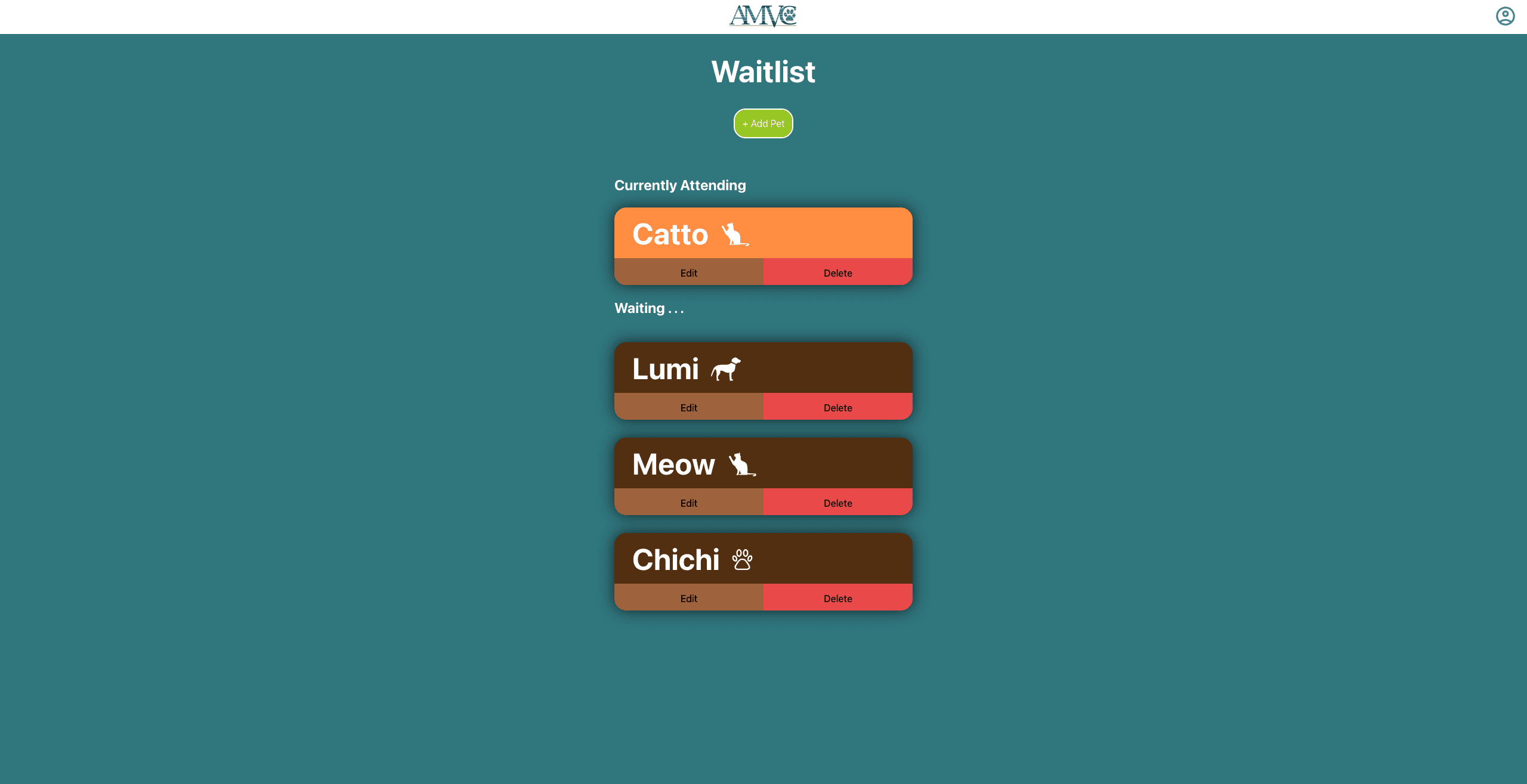 Image of veterinary website